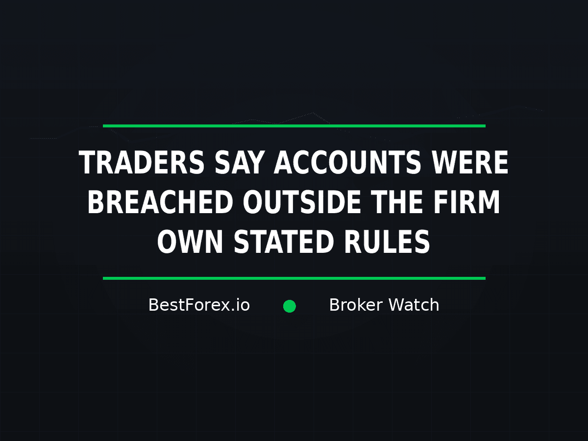 Funding Pips traders say accounts were breached outside the firm’s own stated rules — BestForex.io Broker Watch