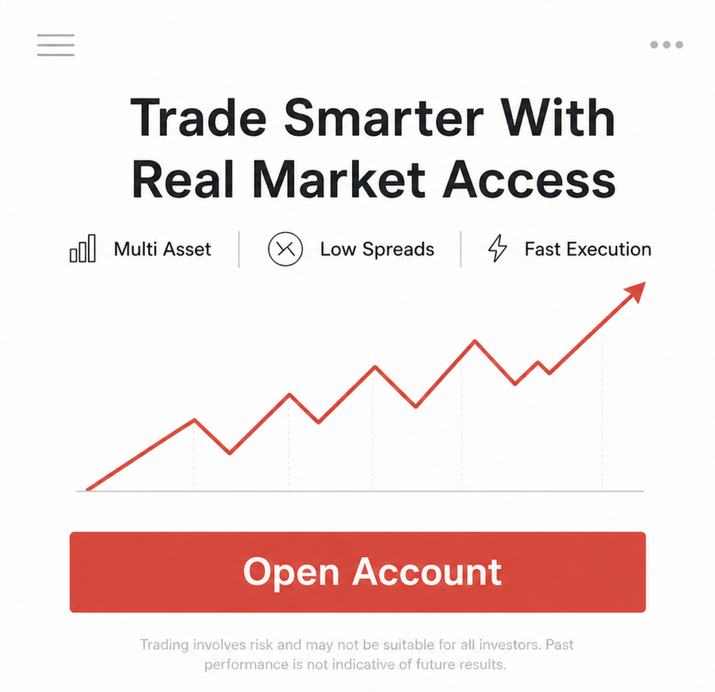 Trade Smarter With Real Market Access - Multi Asset, Low Spreads, Fast Execution